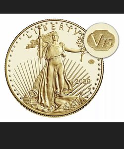 2020 American eagle end of world war Gold