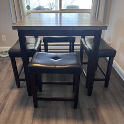 Counter Height, Dining Table & Chairs