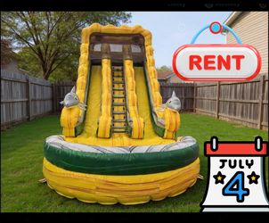 20 Ft Tall Double Slide 