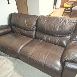  Brown Leather Lazy Boy Recliners