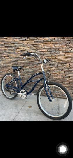 Electra Cruiser 7D Step Thru 26 inch Beach Cruiser Royal Blue