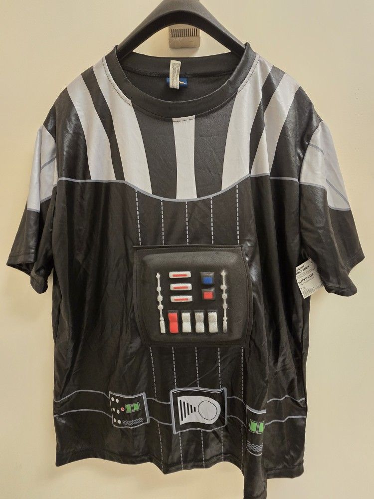 Star Wars - Darth Vader Shirt Adult L/XL Halloween Costume Dress Up