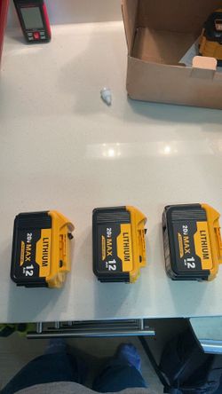 20v 12.0 batteries for (dewalt)