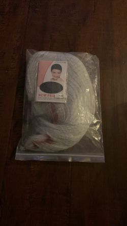 Silver wig