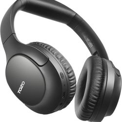 Bluetooth 5.4 Over Ear Headphones, ENC Call Noise Cancelling Mic, Foldable Wireless Headset