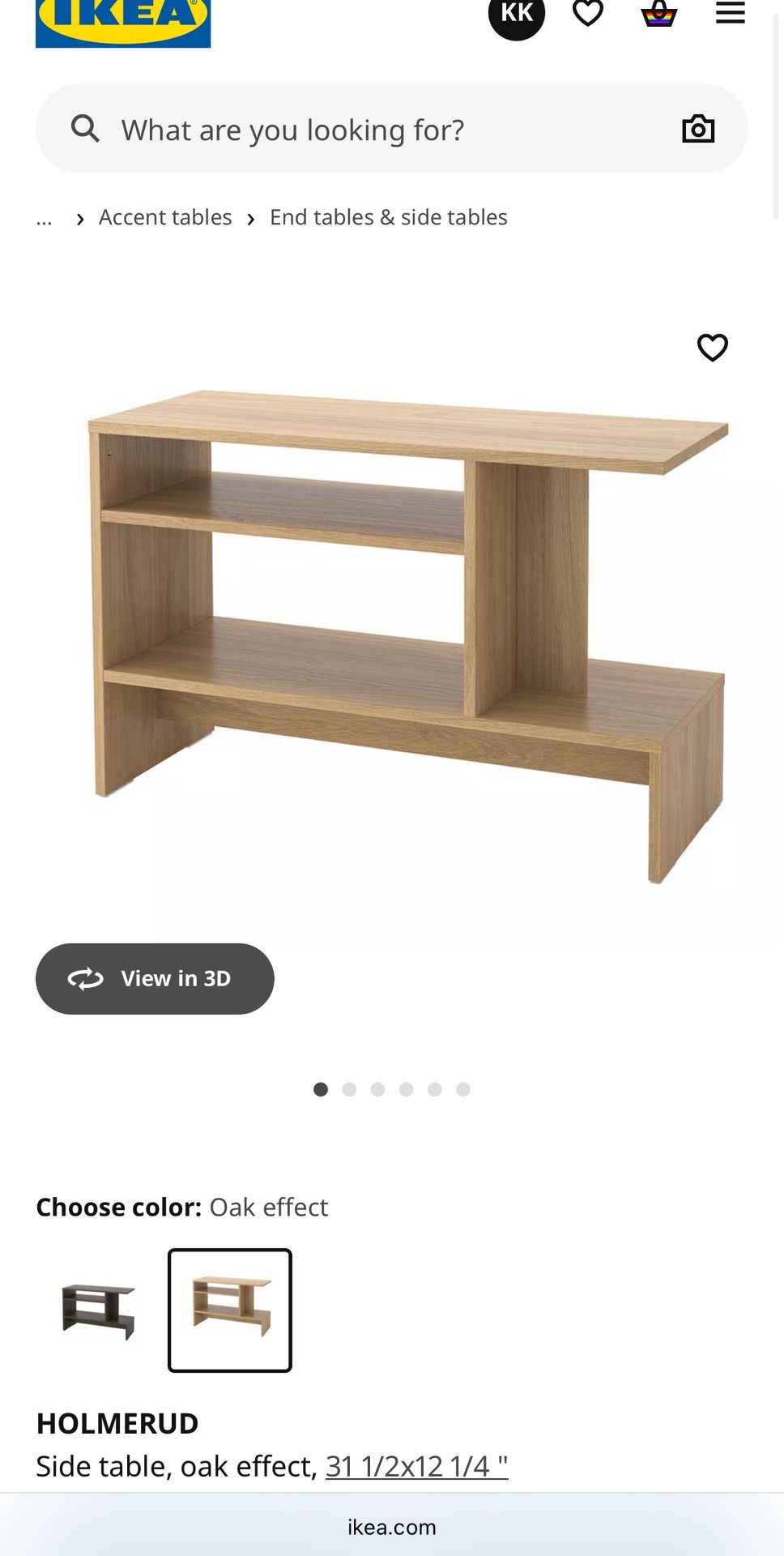 IKEA Bookshelf And Side table