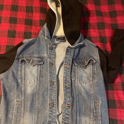 Denim / Cotton Sleeved Jacket