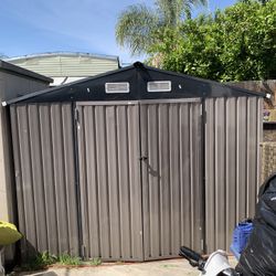 Metal Garden Shed    6’x 8’ft