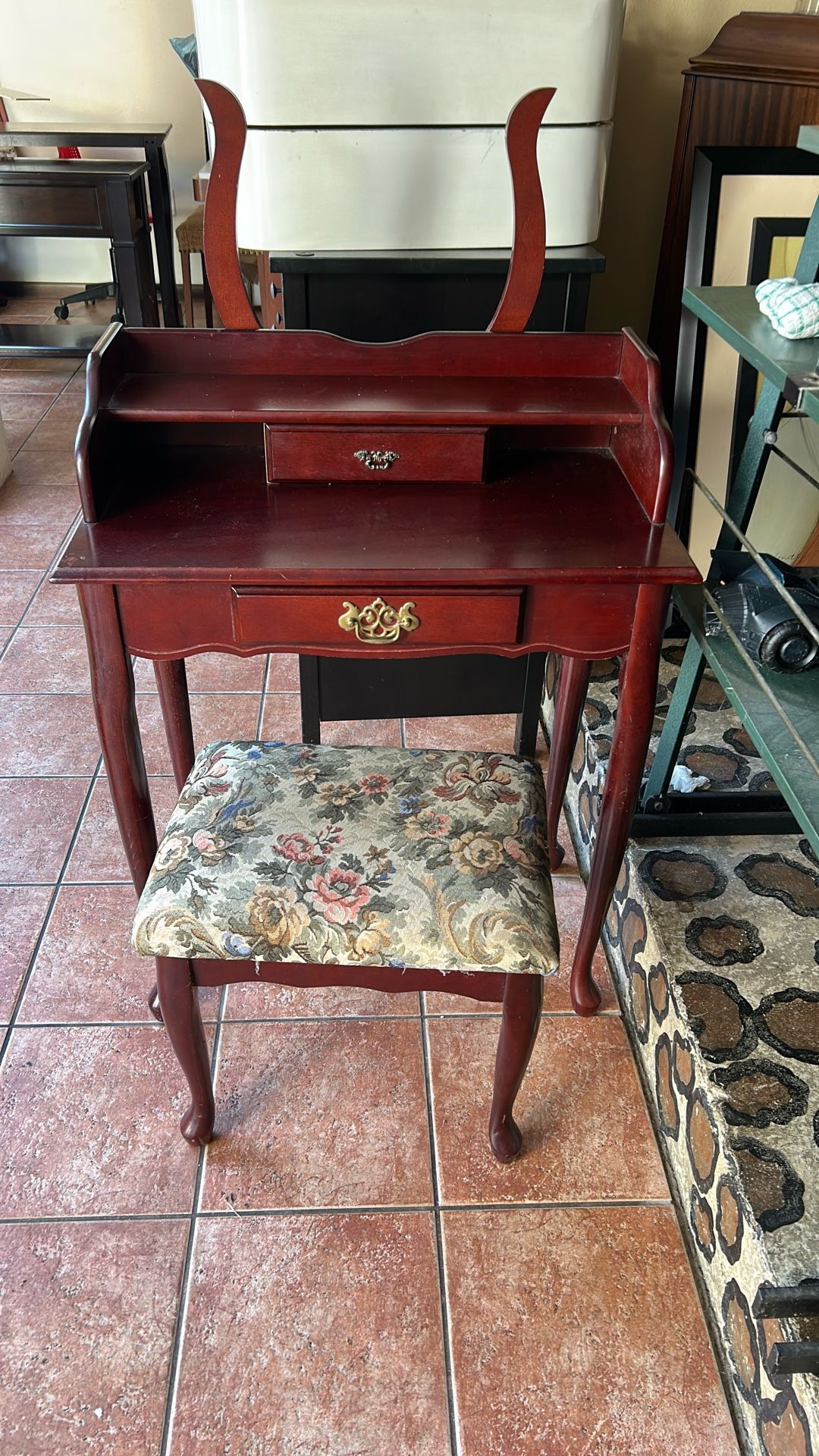 Child’s French Dressing Table w/Bench  (young lady’s, used)