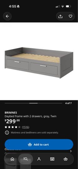 IKEA Day Bed Brimnes & mattress