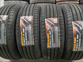 ( 4 TIRES  ) 215/65R16 BLACKHAWK