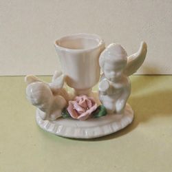 Angel Cherub Candle Holder 