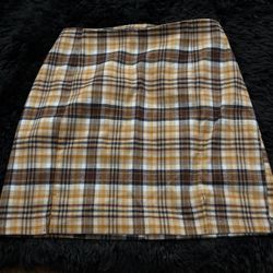 Plaid Skirt 