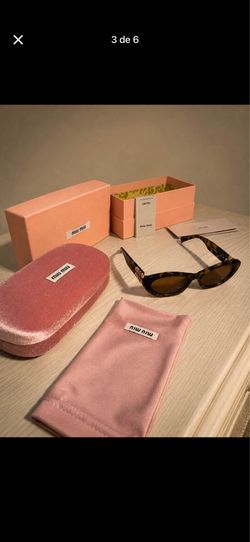 Miu Miu Designer Sunglasses | New | Case, Box & Accessories Included