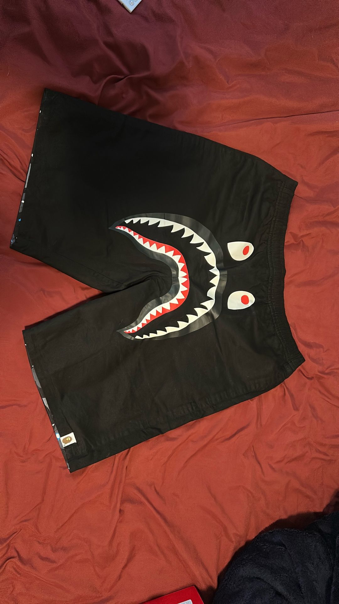 BAPE Space Camo Shark Reversible Shorts