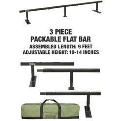 Franklin St. Obstacles Packable Flat Bar Rail is a must have skate obstacle for any skater!