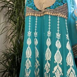 Beautiful Dress, Pants, and Scarf