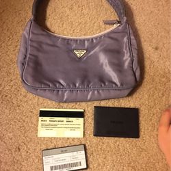 Purple Vintage Style Prada Bag 