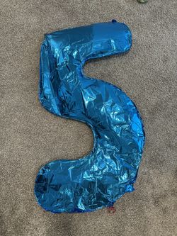 Mylar Balloon 5-yrs Old