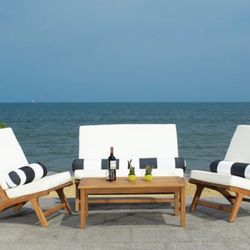 Chaston 4 Pc Living Set Safavieh Outdoor