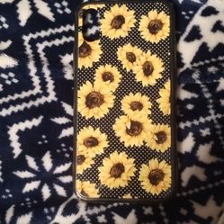 iPhone X Sunflower Phone Case