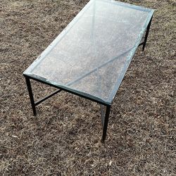 Glass-top Coffee Table