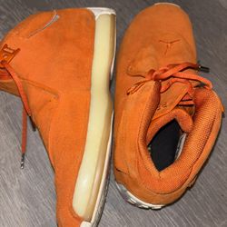 Jordan 18 Campfire Orange Size 11