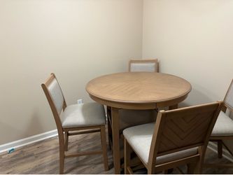Table and 4 chairs