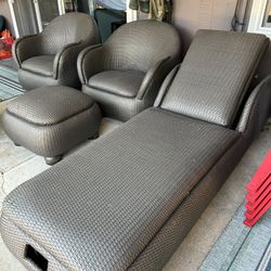 Outdoor wicker furniture