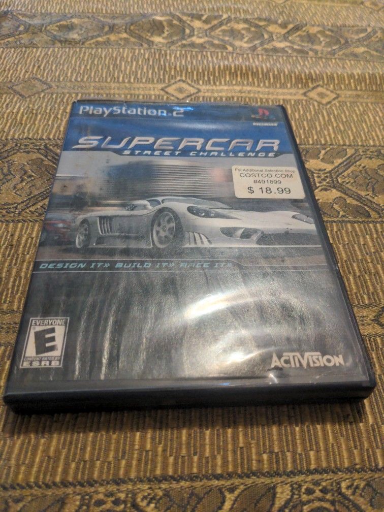PlayStation 2 Supercar Street Challenge Used Game.