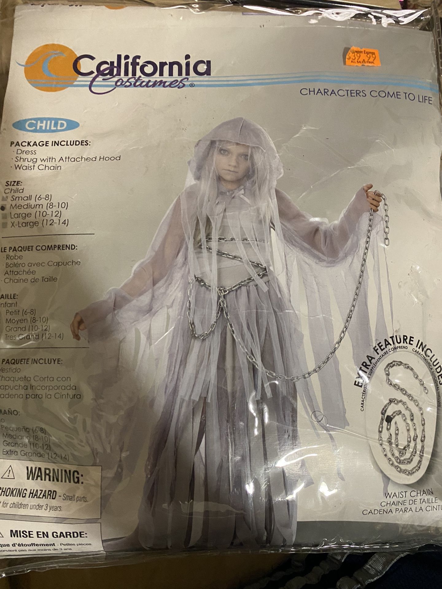  Characters Come To Life Costume Child Medium 8-10