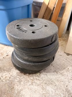 10 lb + 15lb Standard Weight Plates Set