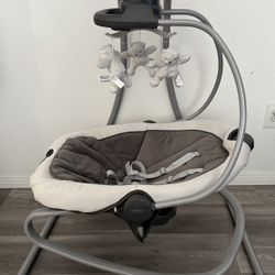 Graco DuetSoothe Swing and Rocker with Removable Swing Seat and 6 Swinging Speeds for Toddler Swing Seat and Swing Chair
