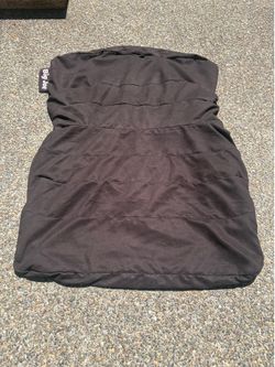 Big Joe Bean Bag Chair Cover — Black, No Stuffing