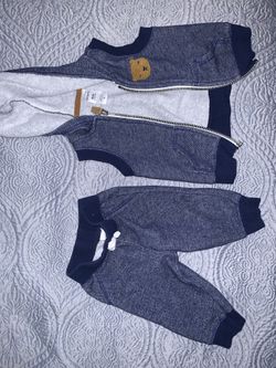 Carter’s 6 Month Baby Boy Hoodie Set