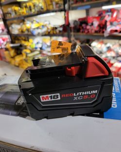 Milwaukee m18  battery 5.0