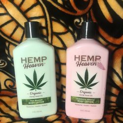 HEMP HEAVEN organic seed oil BODY LOTION 2 For $10 Or 1 For $6