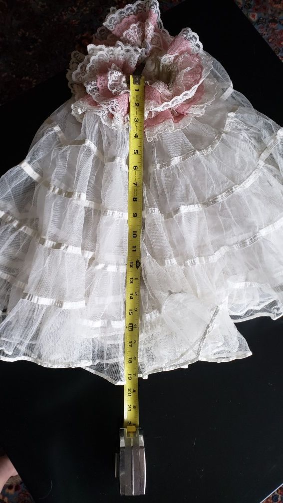 Vintage Petticoat $5 Tulle Tutu Slip Dress up 50's