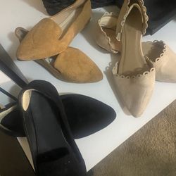 3 Pairs Of Flats 
