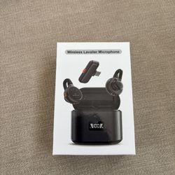 Wireless Lavalier Microphone for iPhone, iPad, Android - USB-C Plug Noise Cancel
