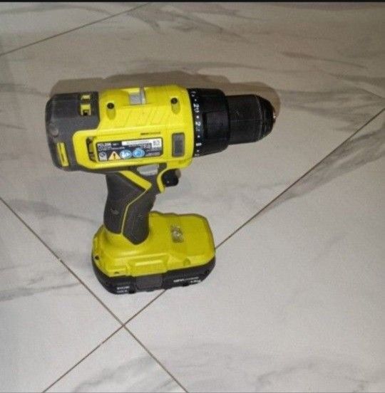Ryobi Drill + One Battery, No Charger!