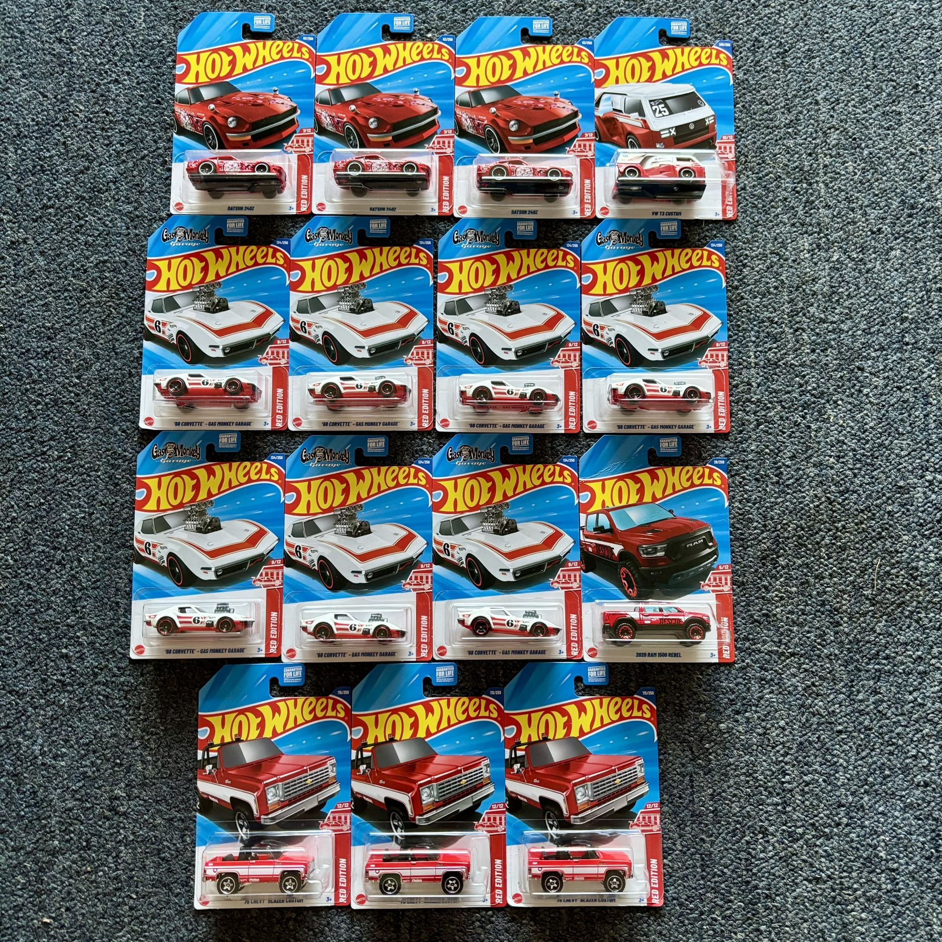 Hot Wheels Red Editions 
