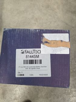 FallTech 8144SM FT-Iron 3D Belted Full Body Harness S/M 3 D-Ring QC Chest