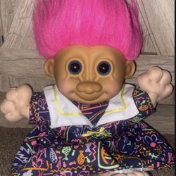 Vintage Russ Berrie Troll Doll 