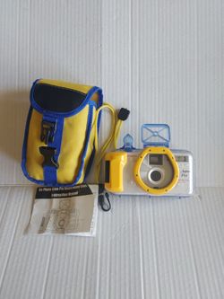 Go Photo Aqua Pix Underwater Camera 35mm Film Vintage Camera Tested Works