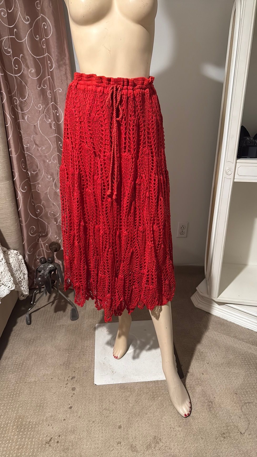 red skirt