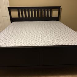 IKEA King Bed Frame With Headboard 