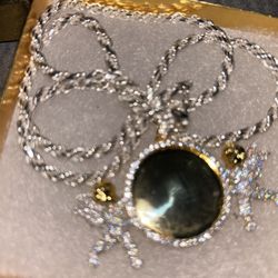 Moissanite Memory Pendant 