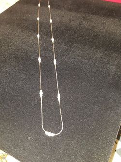 Silver necklace