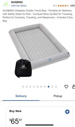 Hugbino Inflatable Toddler Travel Bed 